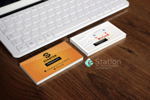 Дизайн визитных карточек для сети автоцентров